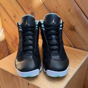 Air Jordan 13 Retro Black/Mint Sneakers Size 7Y
